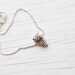 Owl Pendant . Ball chain. Small . Cute . Gift for her