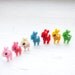 Fancy Roe Deer Baby Adjustable Ring . Fawn. Bambi . Yellow . Pink . White . Red . Green . Christmas