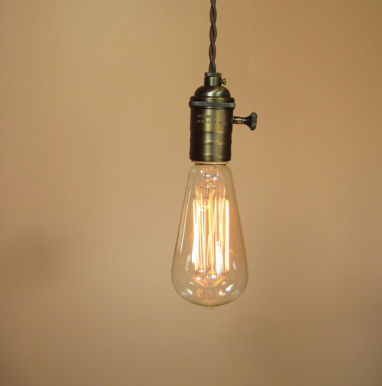 Farmhouse Style Rustic Bare Bulb Pendant Light by BlueMoonLights