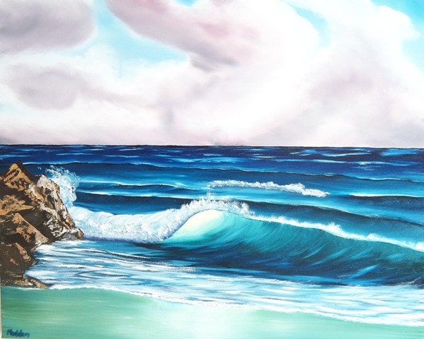 Oil Painting Waves