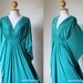 Aqua Green Long Funky Kimono Butterfly Tube Maxi Dress: Elegant Collection