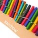 Colored mini clothespins . 20 . wooden pegs . rainbow . 1 inch . clip . miniature . small . orange . yellow . green . turquoise . purple