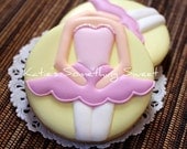 Ballet - Ballerina - Ballerina Cookies - Tutu Cookies - Kids Party Favors Birthday - Birthday Ballerina