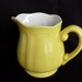 Lemon Federalist Ironstone Yellow Creamer