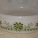 Glasbake 2 Qt Green Daisy Casserole