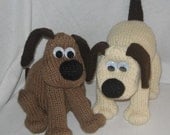 Toy Dog - KNITTING PATTERN,  downloadable file