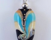 Lampwork Bead Pendant  - 'Deco'