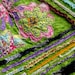 Modern Art Rag Quilt "Flowers and Colors"