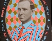 UNCLE ART WILSON, original painted vintage cabinet card