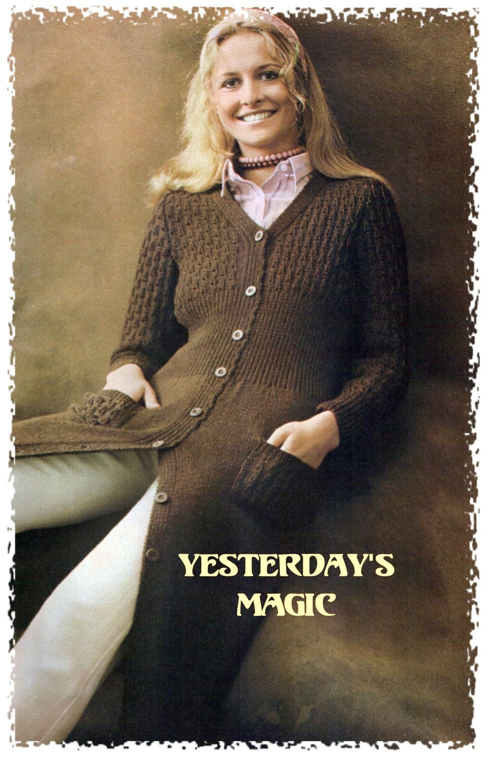 Instant Download PDF Seventies Vintage Knitting by YesterdaysMagic