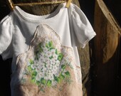 Vintage handkerchief girls shirt