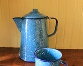 Coffee Pot Percolator with Mug