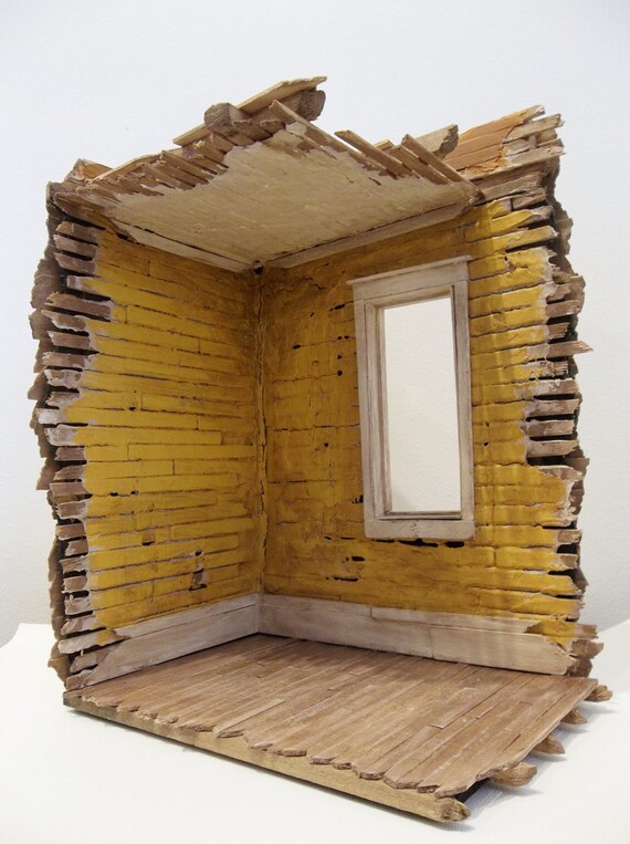 Small Yellow House Ruin