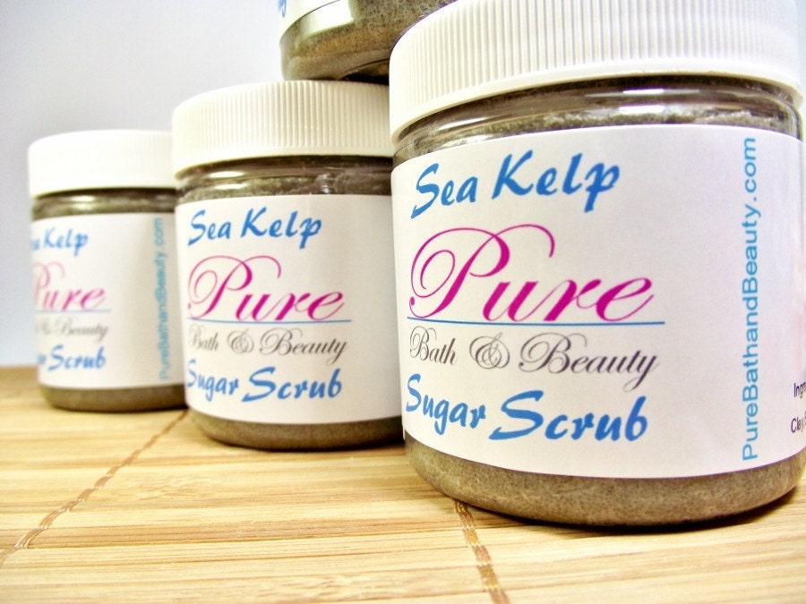 Natural Sea Kelp Sugar Scrub