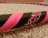 Pink Leopard Collapsible Hula Hoop - Custom Made - Any Color and Size