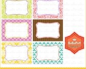 Print Your Own Cards --- 6 printables for business cards, invitations, etc. (DIY Print at Home) BP 0252