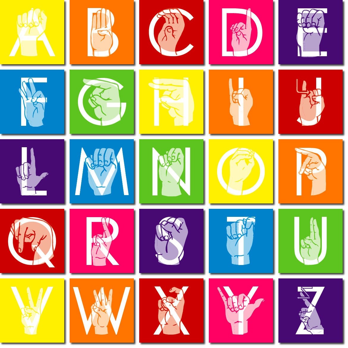 items-similar-to-alphabet-sign-language-flash-cards-set-of-26