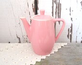 Vintage Pink Coffee Pot Made in Germany - Shabby Cottage Chic - cozycottagechic Vintage Pink Coffee Pot Made in Germany - Shabby Cottage Chic - cozycottagechic