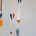 Arrows and Feathers Leather Mobile -custom for dnygrl10
