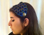 Eyes On You - Peacock Feather Headband by IndianSummerGirls