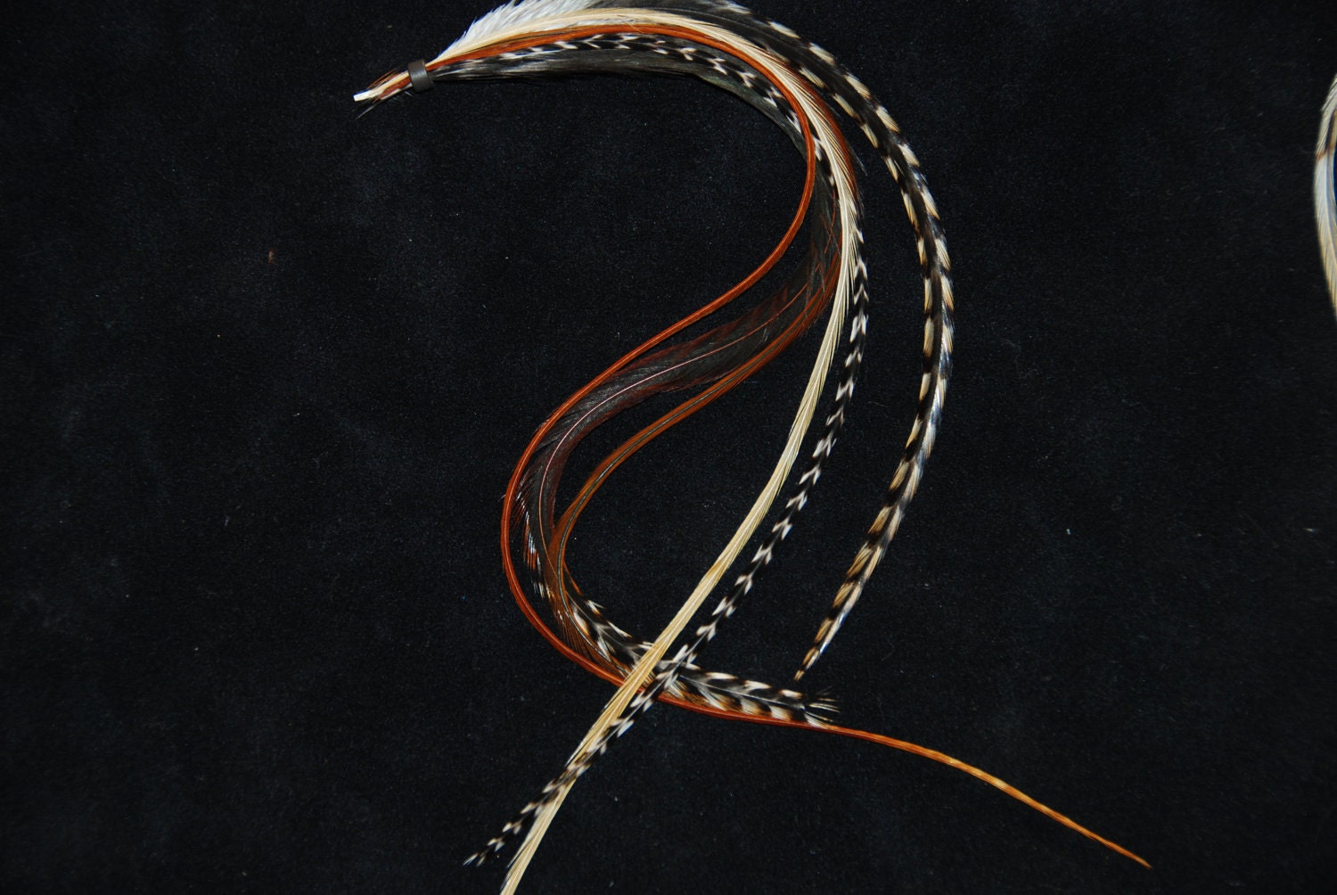 Natural Woman - Feather Hair Extension w/ FREE beads by IndianSummerGirls