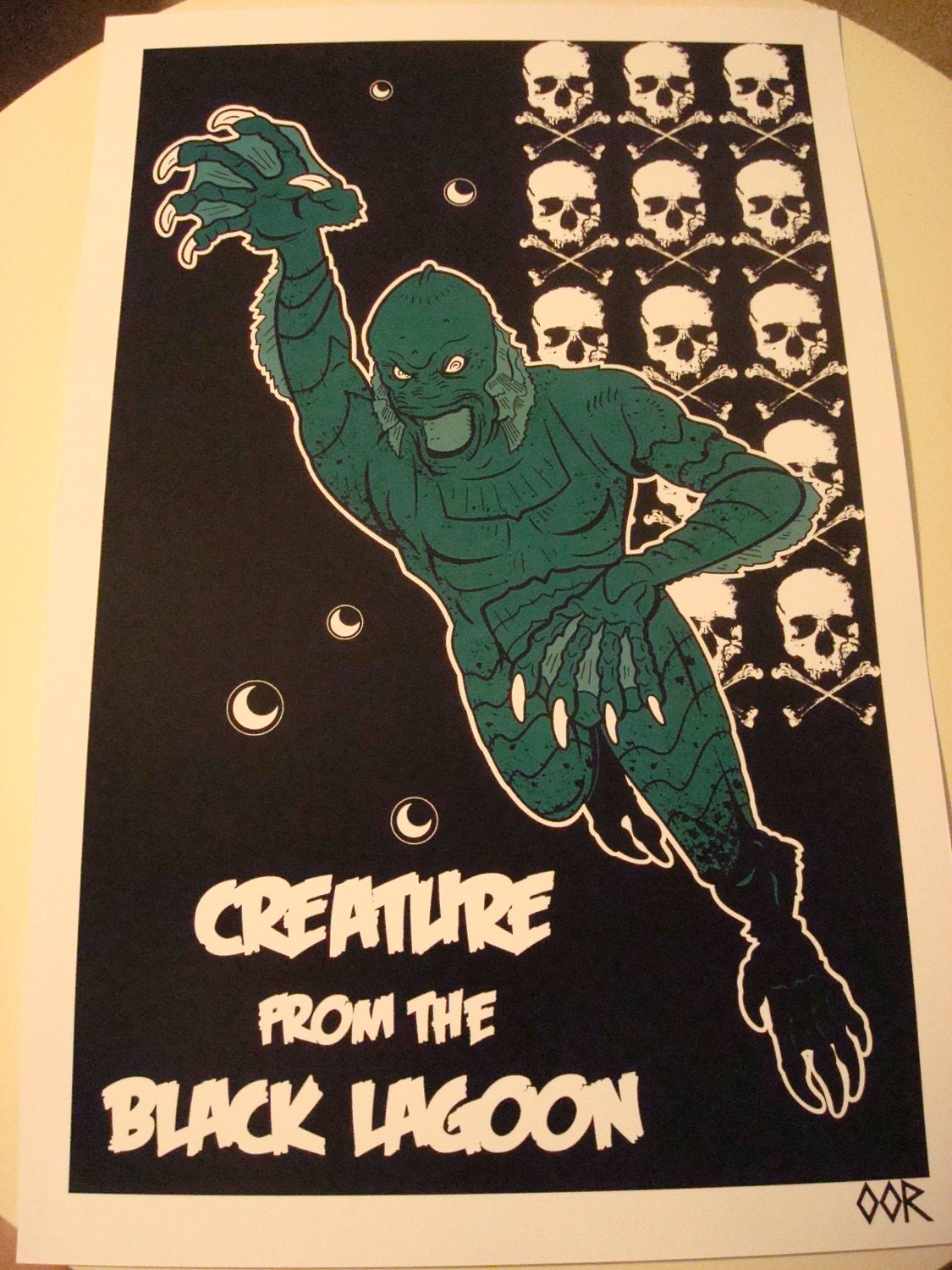 Creature from the Black Lagoon poster print