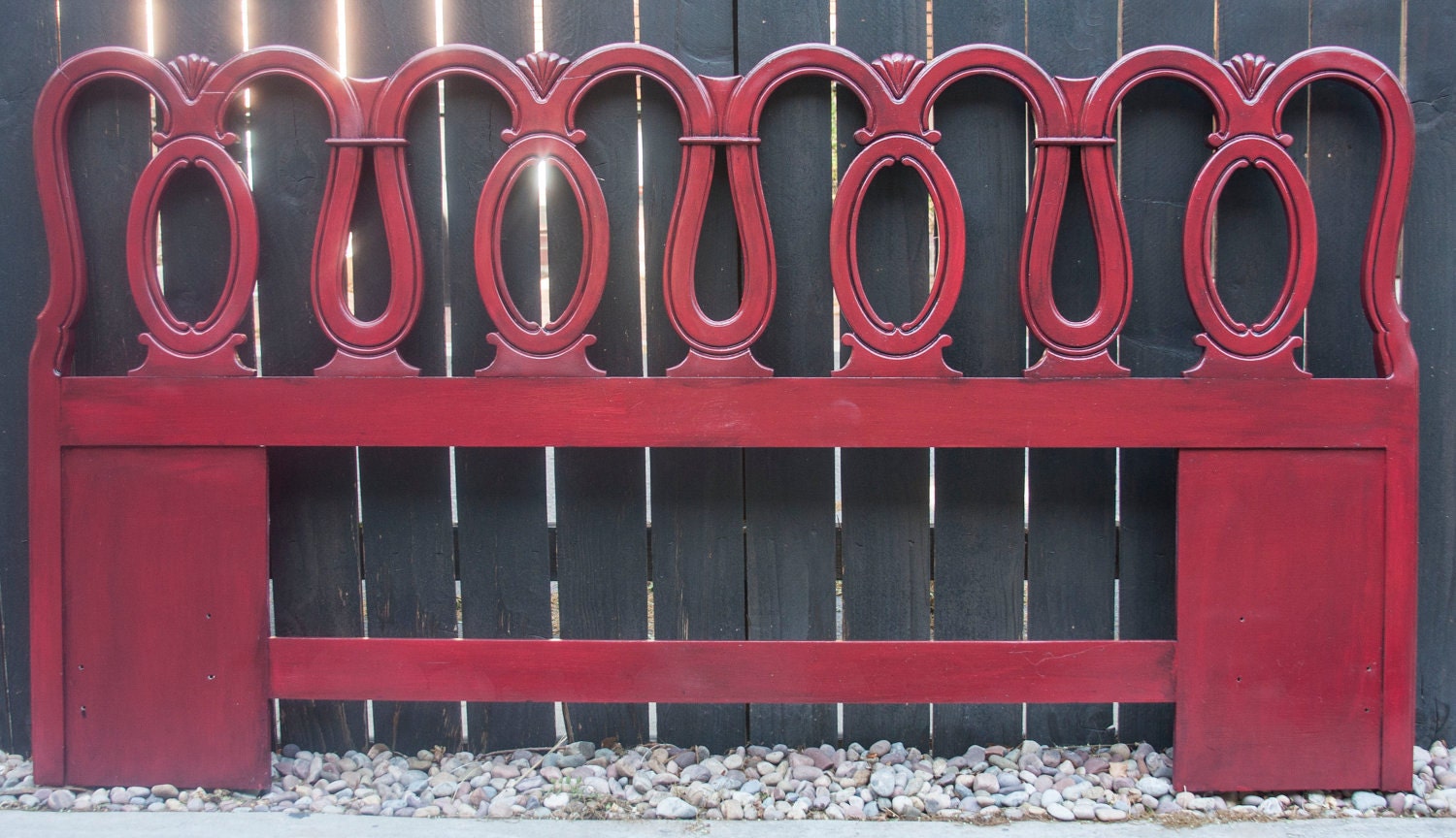 Wine Red KING Headboard