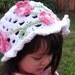 Spring Garden Sun Hat Crochet Pattern - Cloche Beanie PDF - Cute Easter hat, easy to make