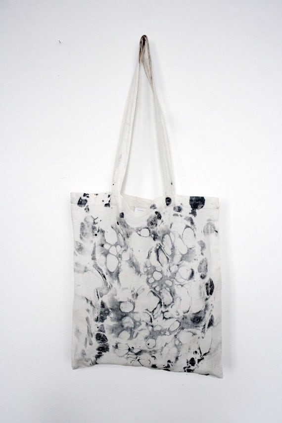 Marble canvas tote 2