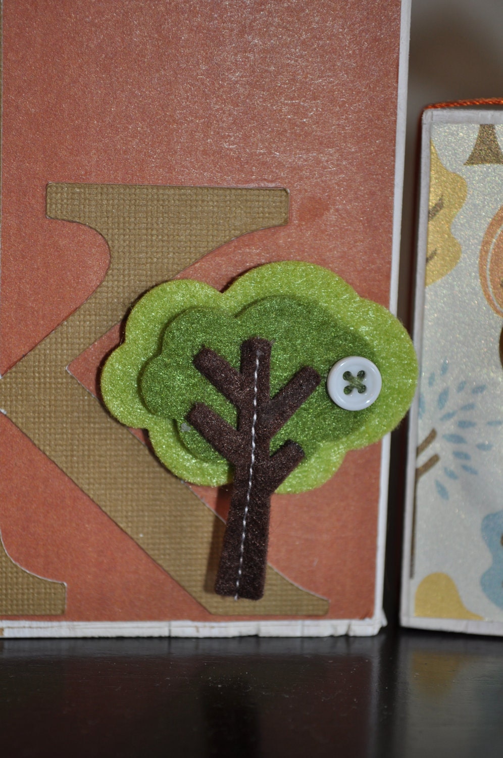 Custom Decor Blocks- Woodland Baby