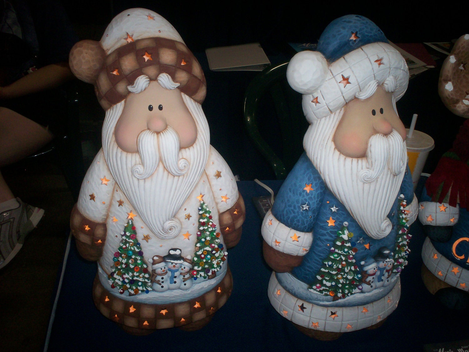 Ceramic bisque Clay Magic Santa by Mirage76 on Etsy