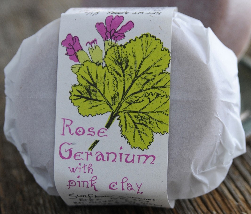 Rose Geranium Handmade Soap