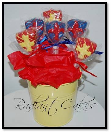 Medieval Shield Cake Pops