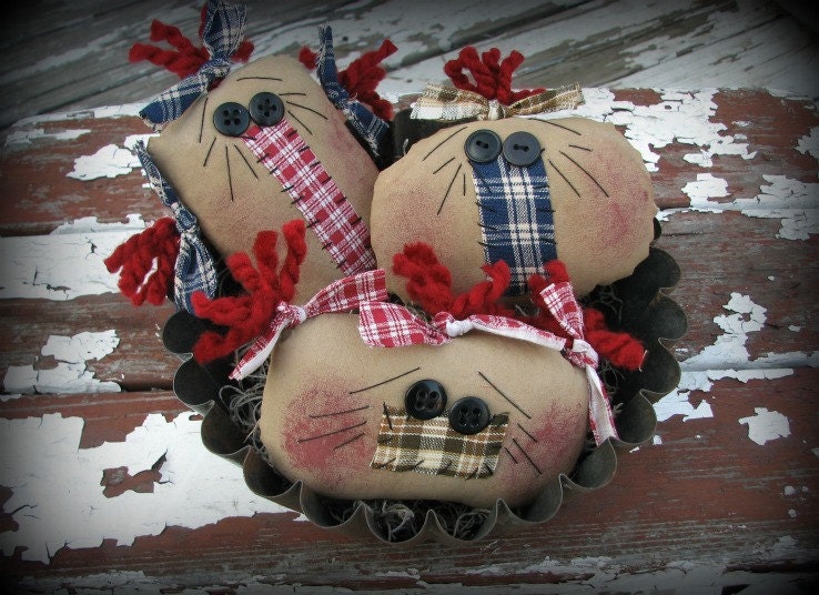 Raggedy Annnie Ornies Primitive Bowl Fillers