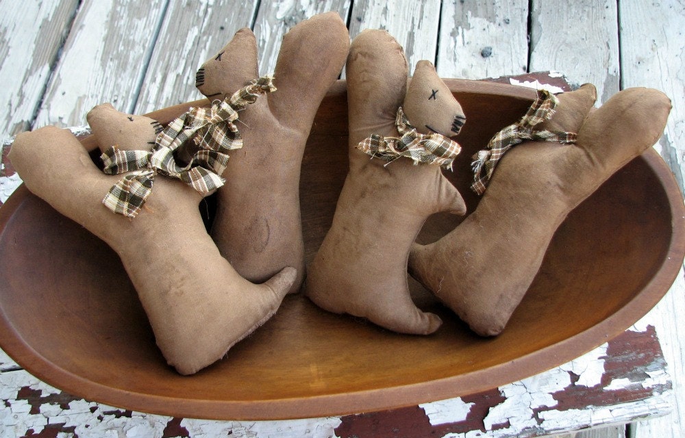 Brown Squirrel Home Decor Ornies Primitive Bowl Filler