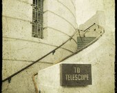 To Telescope - Griffith Park Observatory in Los Angeles, California: 8x12" Fine Art Matte Photo Print