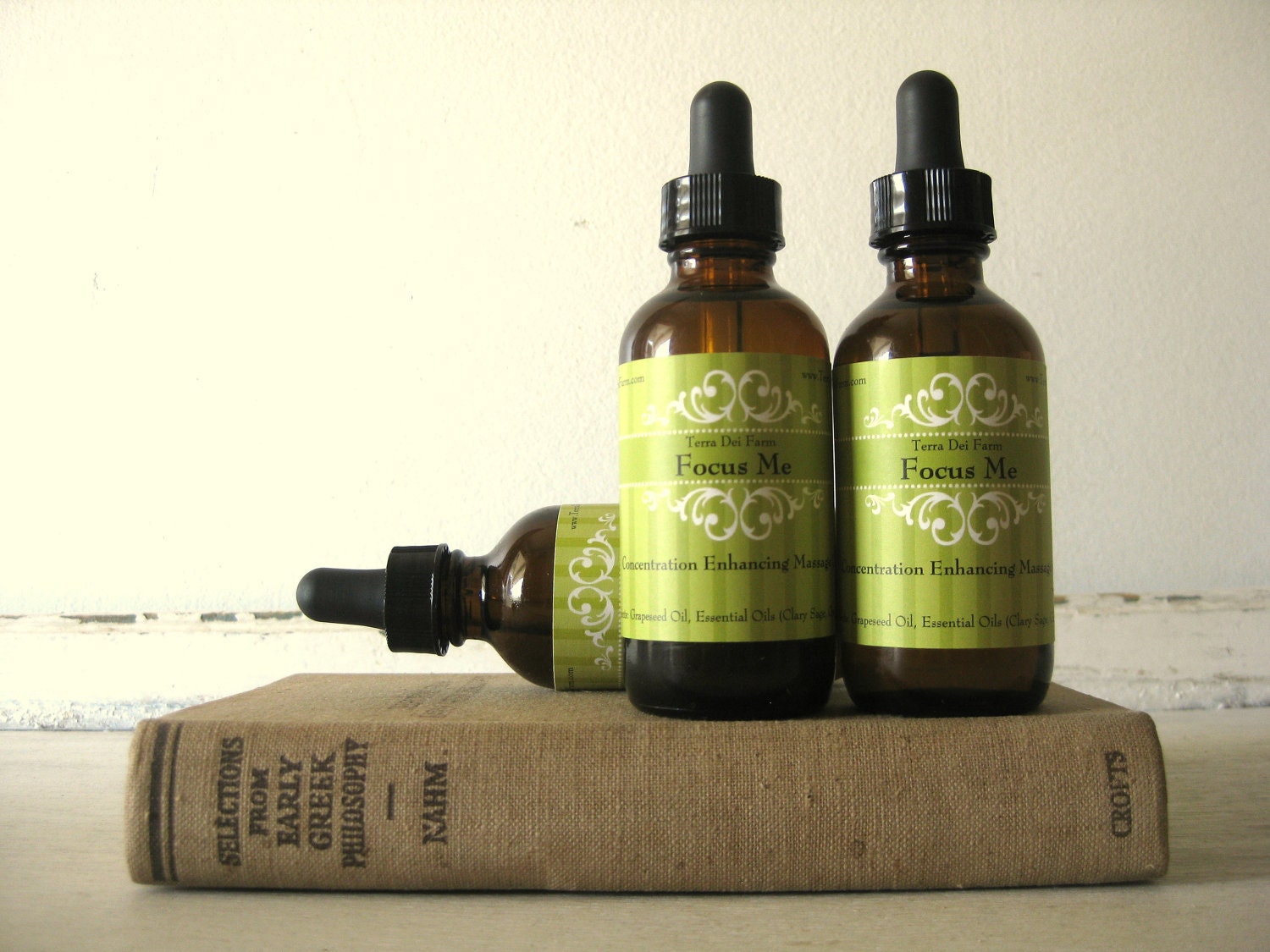 Triple Pack - Focus Me - Stocking Stuffers - Concentration Enchancing - Aromatherapy Massage Oil - Study Aid - Tagt Team