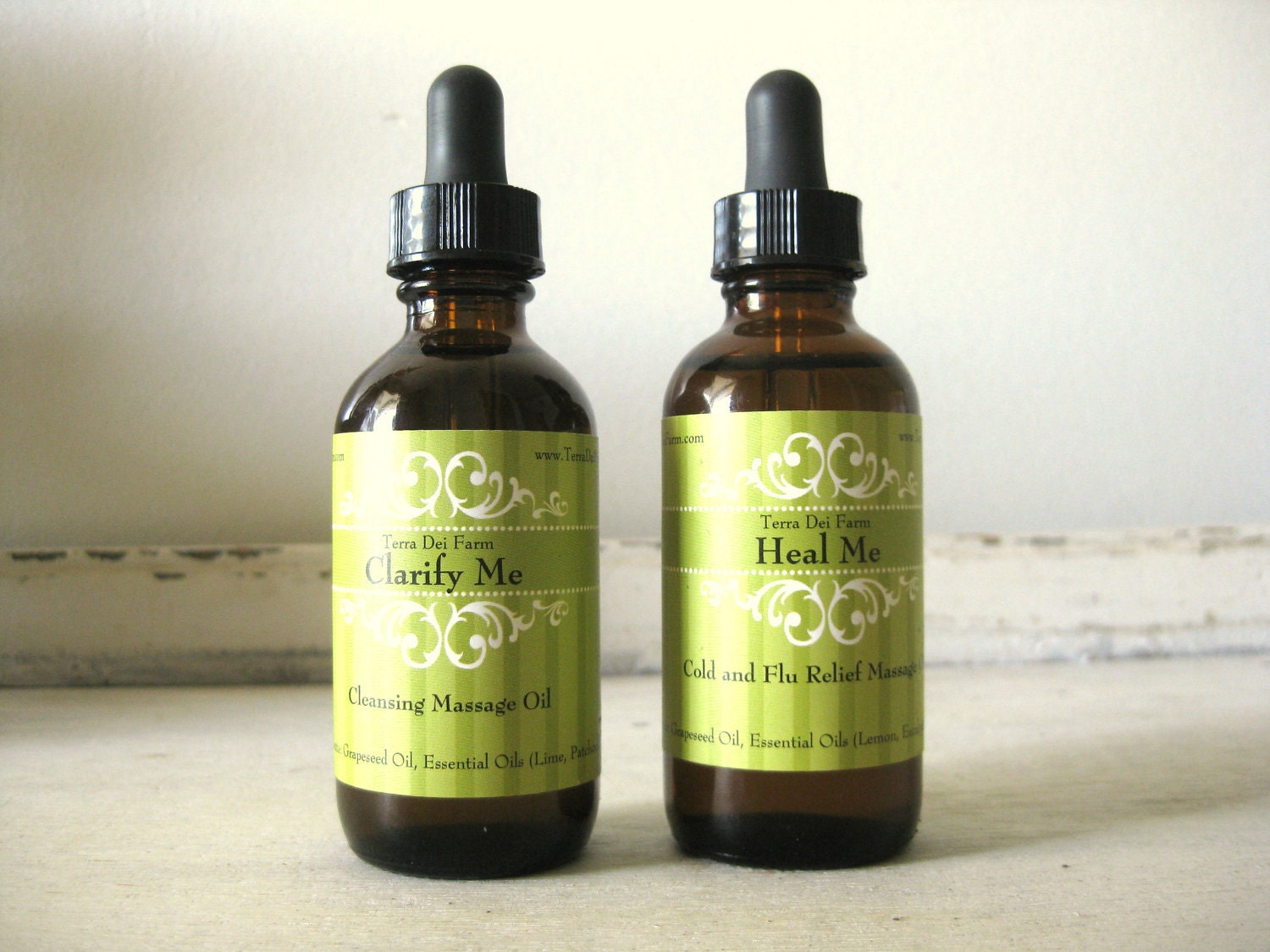 2 Bottles, Buyer's Choice - Aromatherapy Massage Oil - Natural Lotion Alternative - Natural Health Homeopathic Valentines Day Gifts