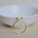 Bird ring 18K goldplated
