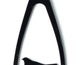 Bird Oval Earring