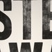 Sir step away from the computer - Letterpress art poster / print
