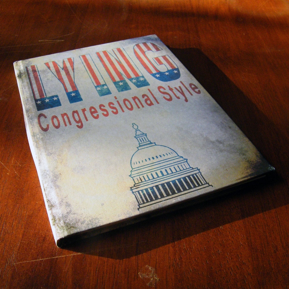 Lying congressional style A5 Notebook
