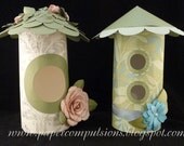 Round Birdhouse Box SVG & PDF Template