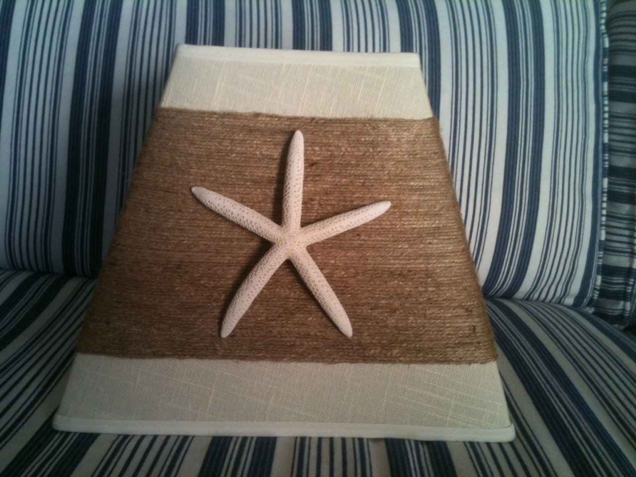 Beachy Starfish Lampshade Coastal Cool