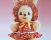 vintage EASTER BUNNY PUPPET sewing pattern (80s)