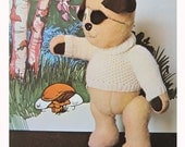 vintage TODDY BEAR sewing pattern (70s)