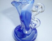 Mini Pitcher - Blue & White Swirl  :DISASTER RELIEF