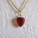 Zelda Red Replenishing Heart Charm Necklace