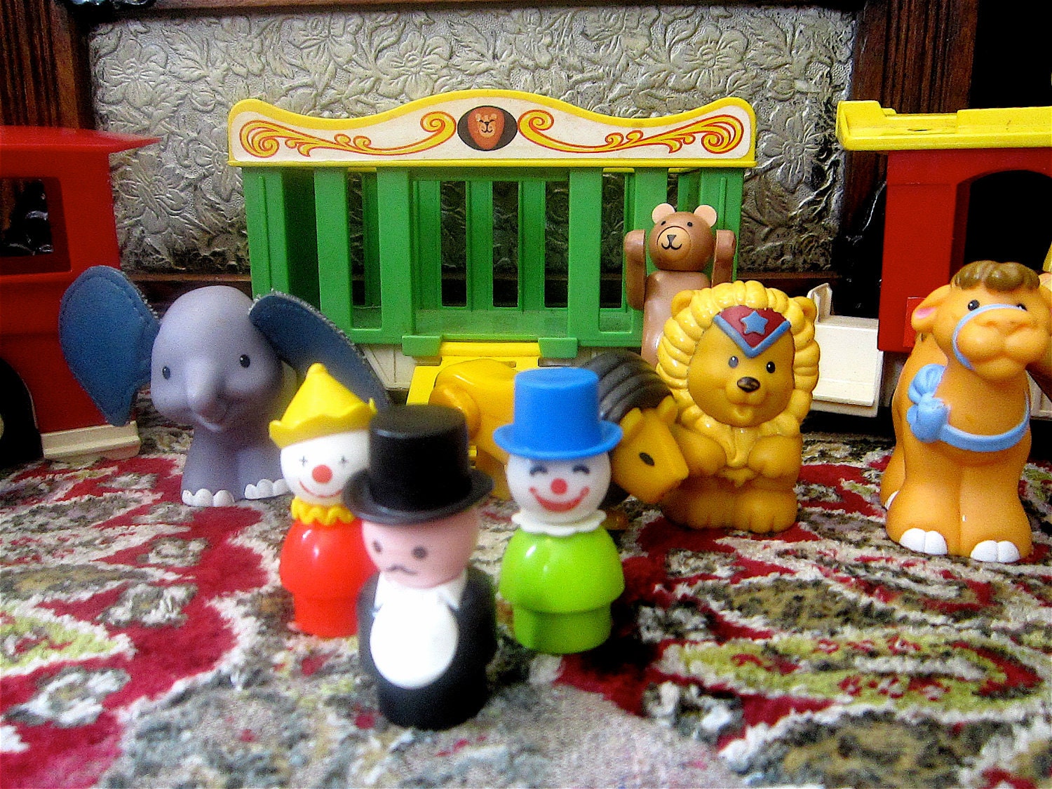 fisher price circus train 1970s