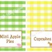 Farm Animal Folding Tent Cards